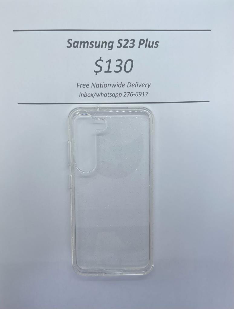 S23 Plus HP Clear Glitter