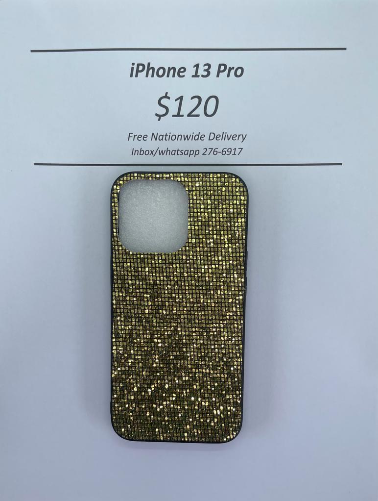 iPhone 13 Pro Gold Glitter