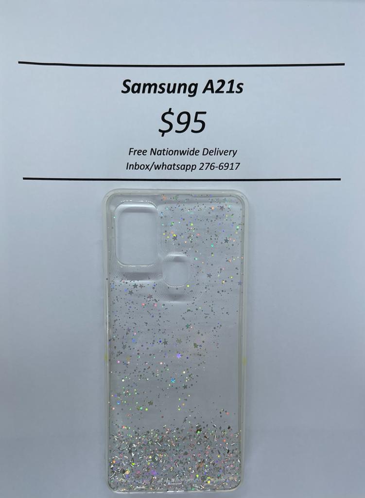 A21s Clear Glitter