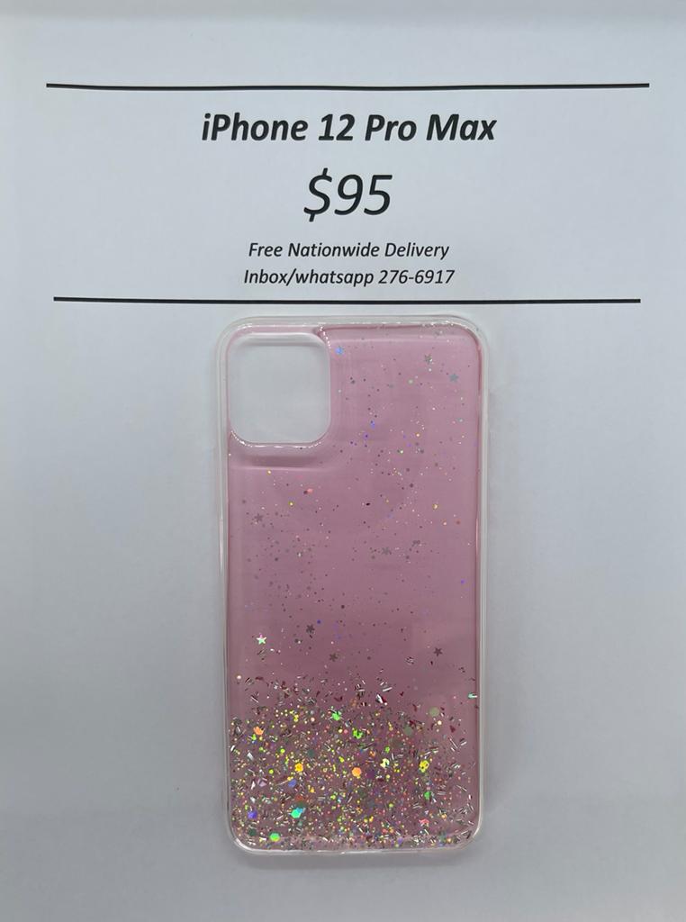 i12 Pro Max Pink Glitter