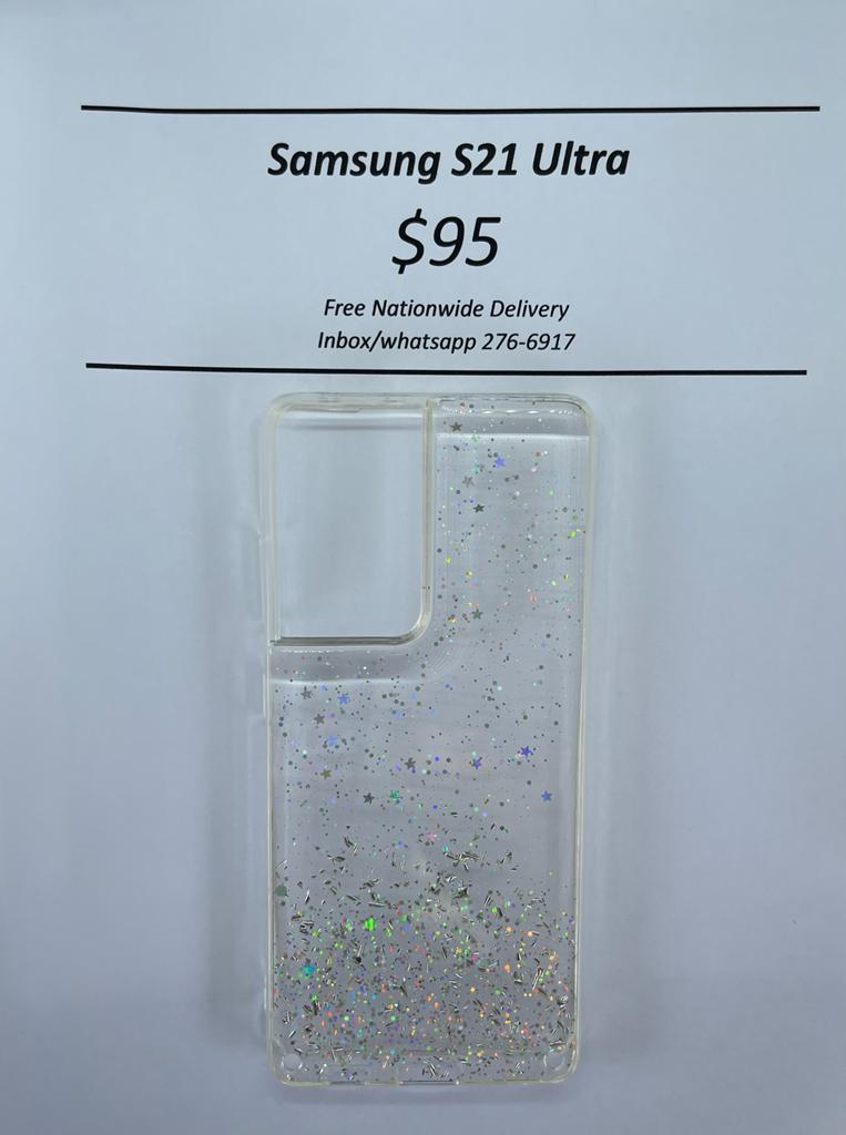 S21 Ultra Clear Glitter