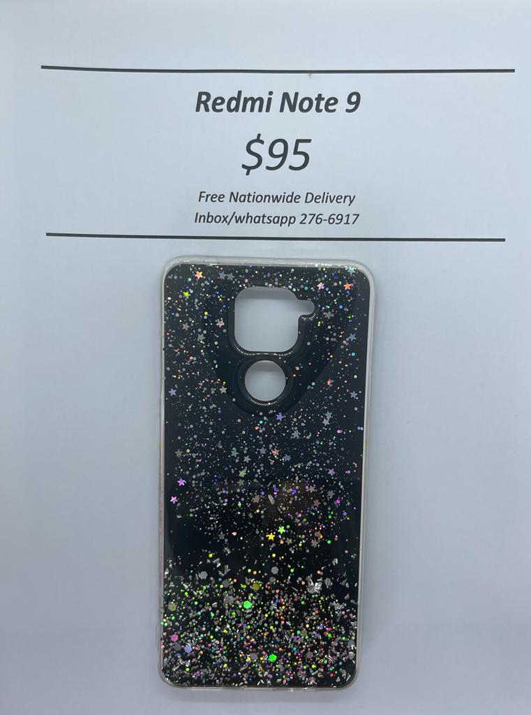 Redmi Note 9 Black Glitter
