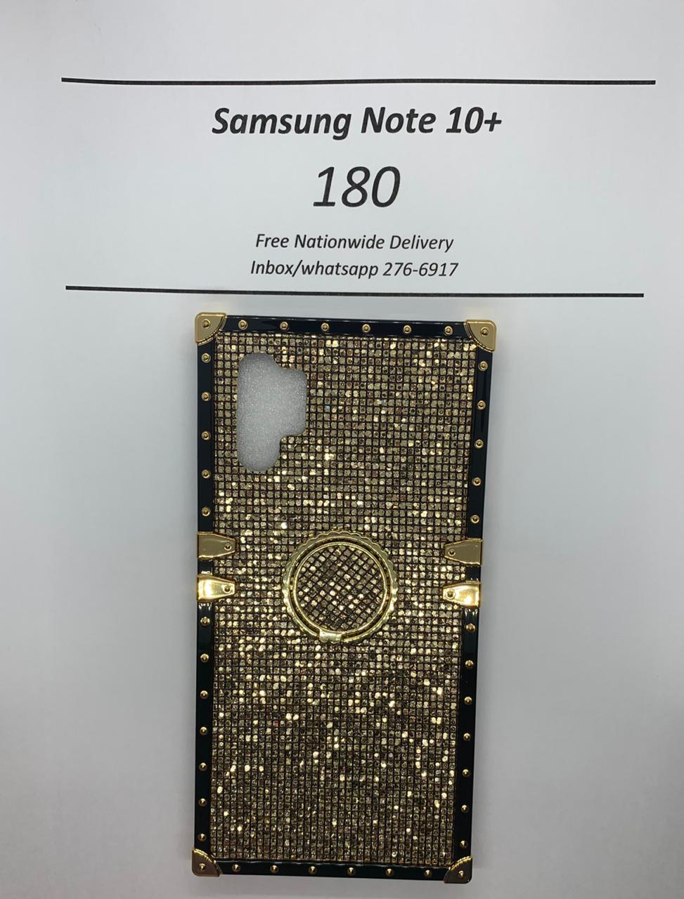 Note 10 Plus Gold Glitter