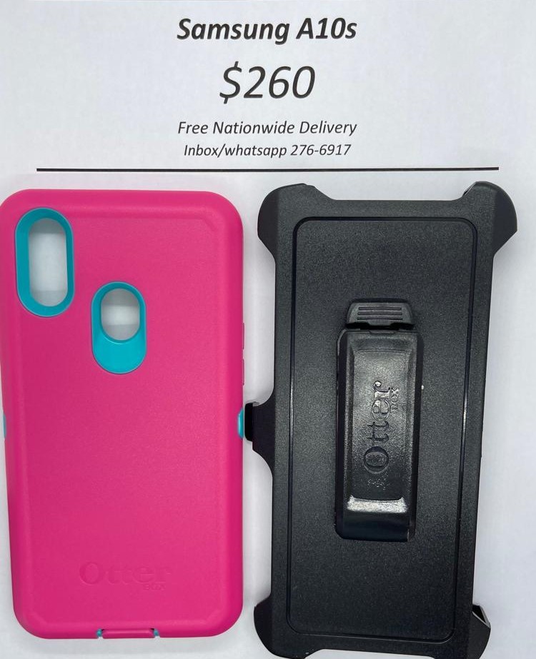 A10s Otterbox-Defender Pink