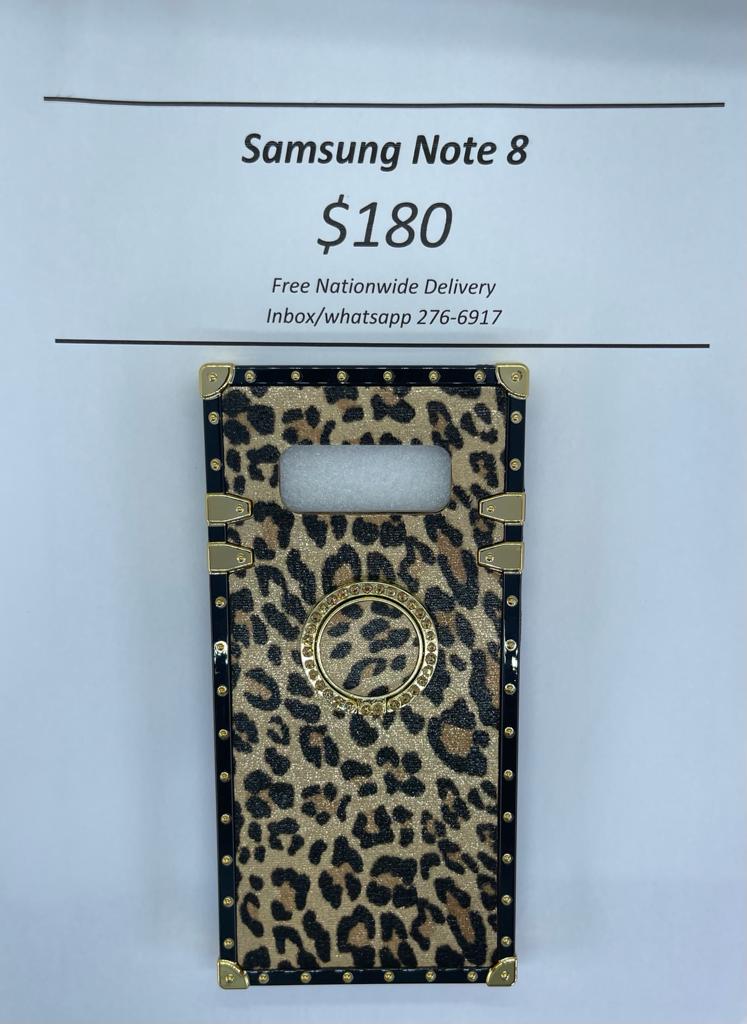 Note 8 Leopard without Pop Ring