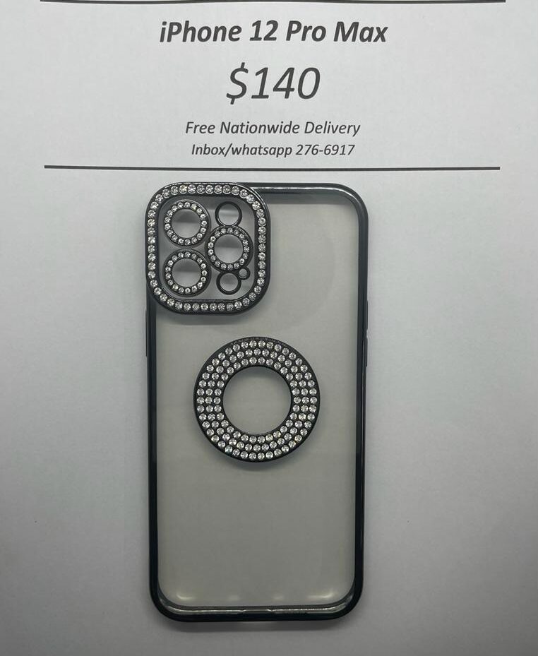 iPhone 12 Pro Max Black Gem Logo