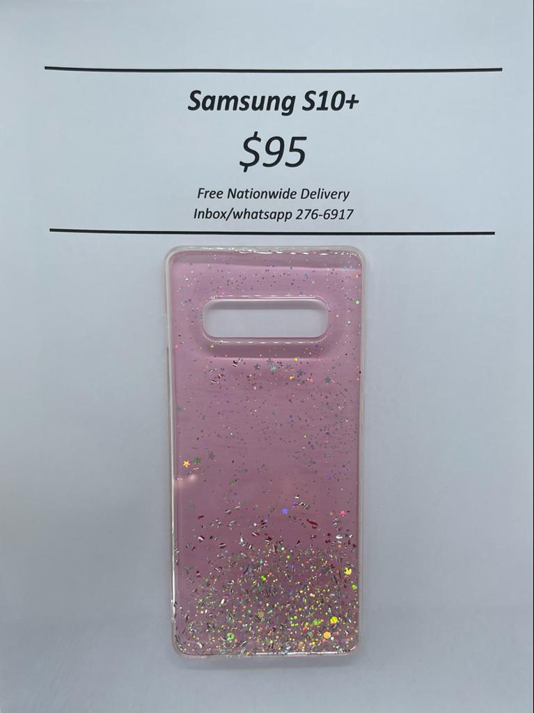 S10+ Pink Glitter
