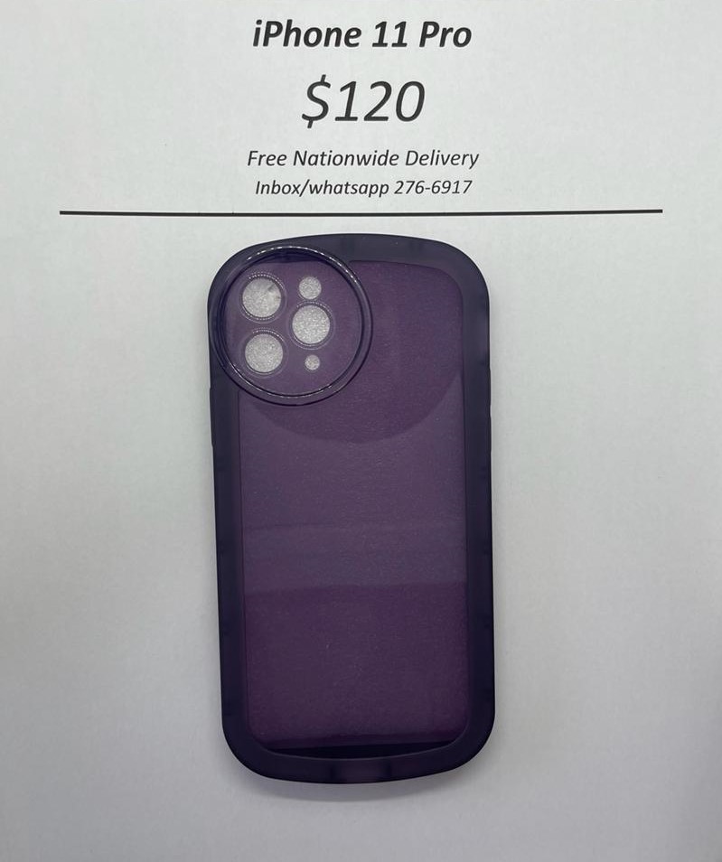 iPhone 11 Pro Purple Rim Case