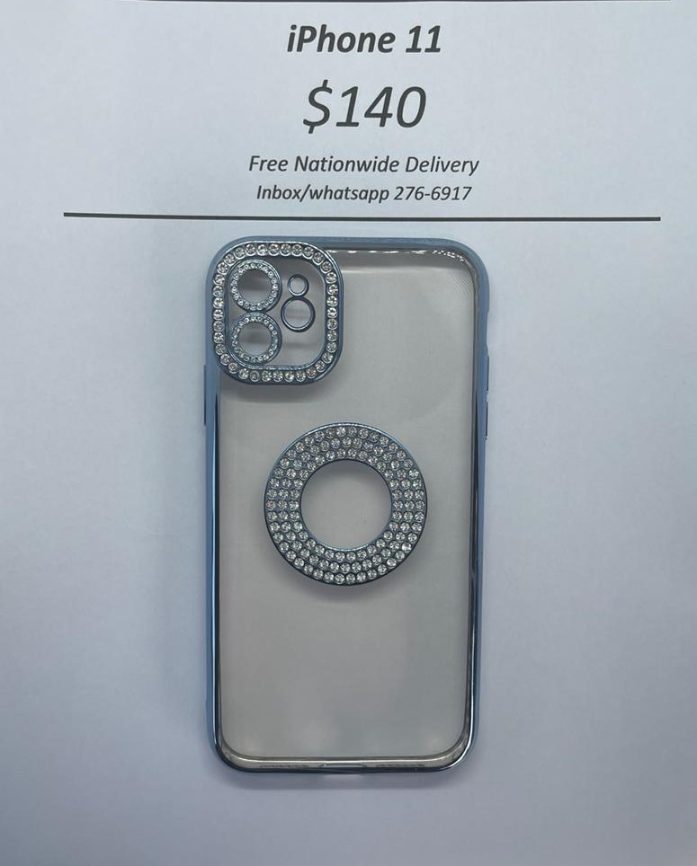 iPhone 11 Blue Gem Logo