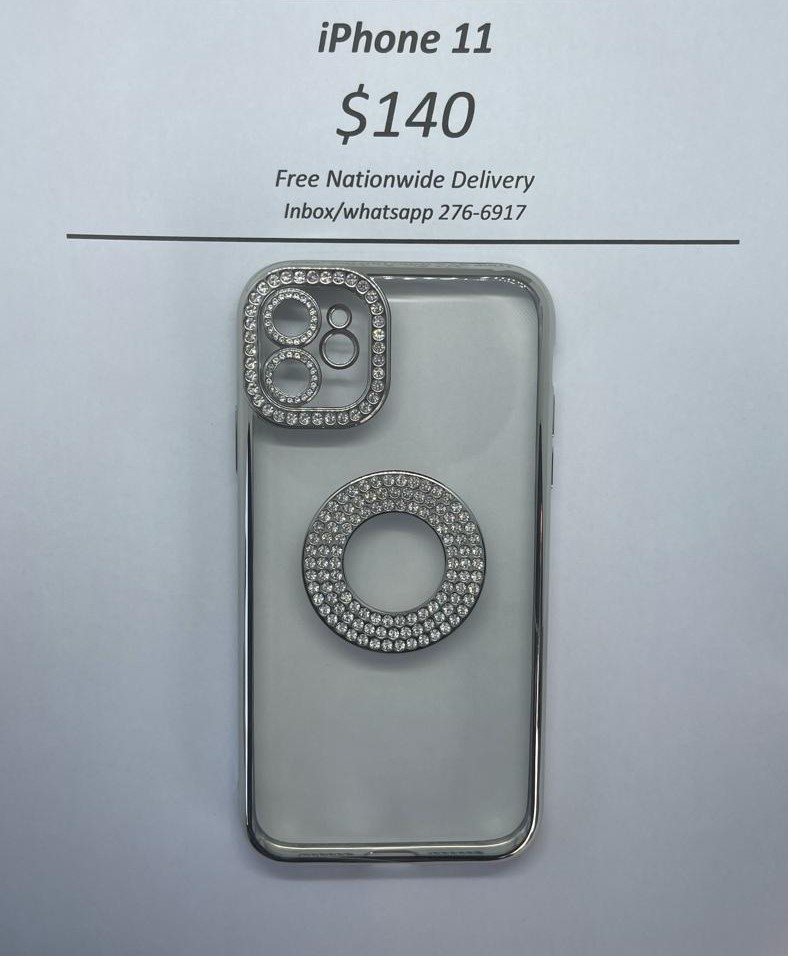 iPhone 11 Silver Gem Logo