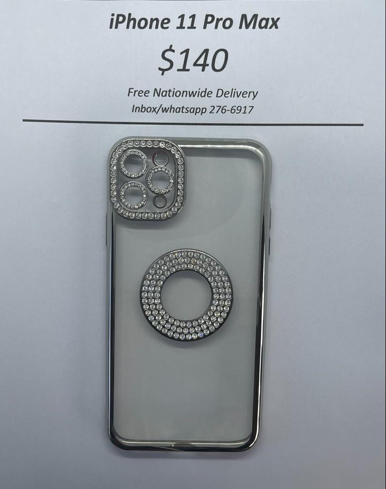 iPhone 11 Pro Max Silver Gem Logo