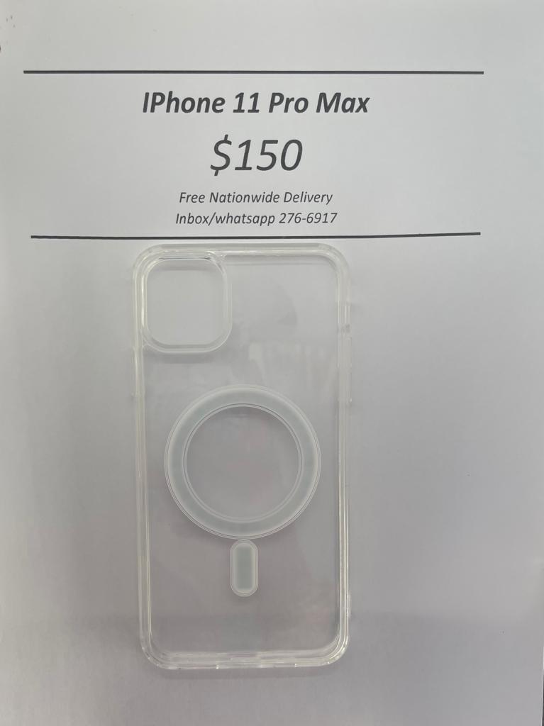 iPhone 11 Pro Max Clear Mag Safe case
