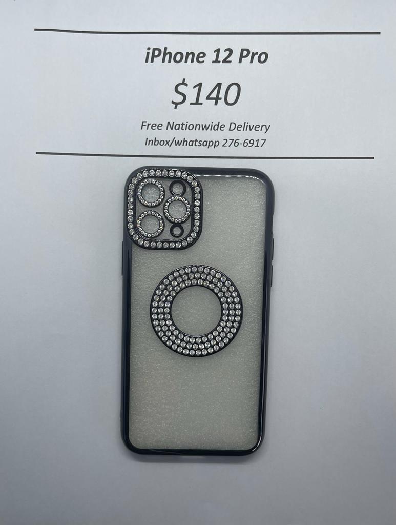 iPhone 12 Pro Black Gem Logo