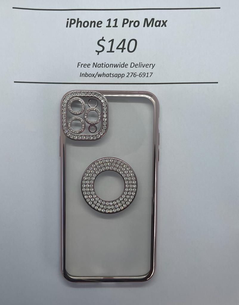 iPhone 11 Pro Max Rose Gold Gem Logo