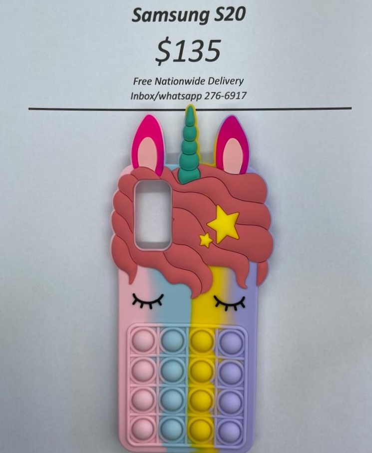 Samsung S20 Colourful Unicorn