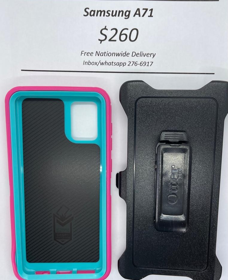 A71 Otterbox-Defender Pink