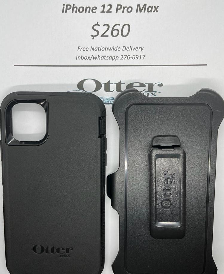 iPhone 12 Pro Max Otterbox-Defender Black
