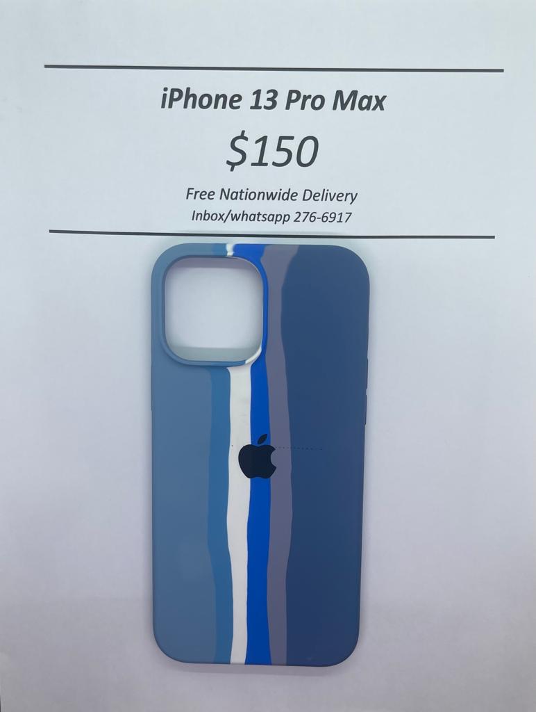 iPhone 13 Pro Max Blue Tone Logo Case