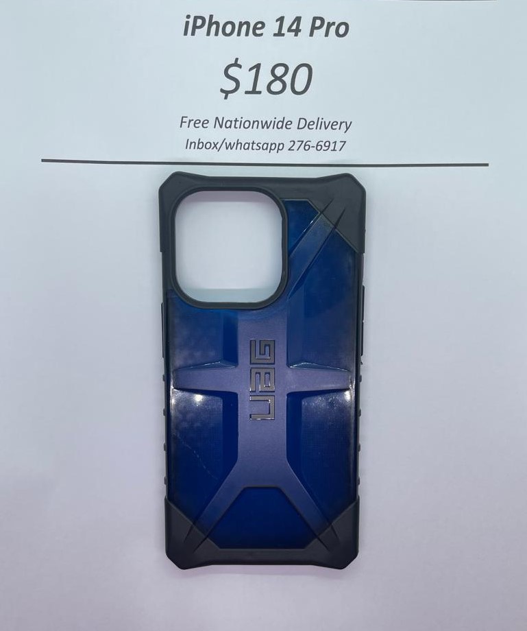 iPhone 14 Pro UAG Blue Plasma Case