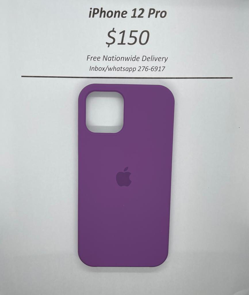 iPhone 12 Pro Purple Logo Case