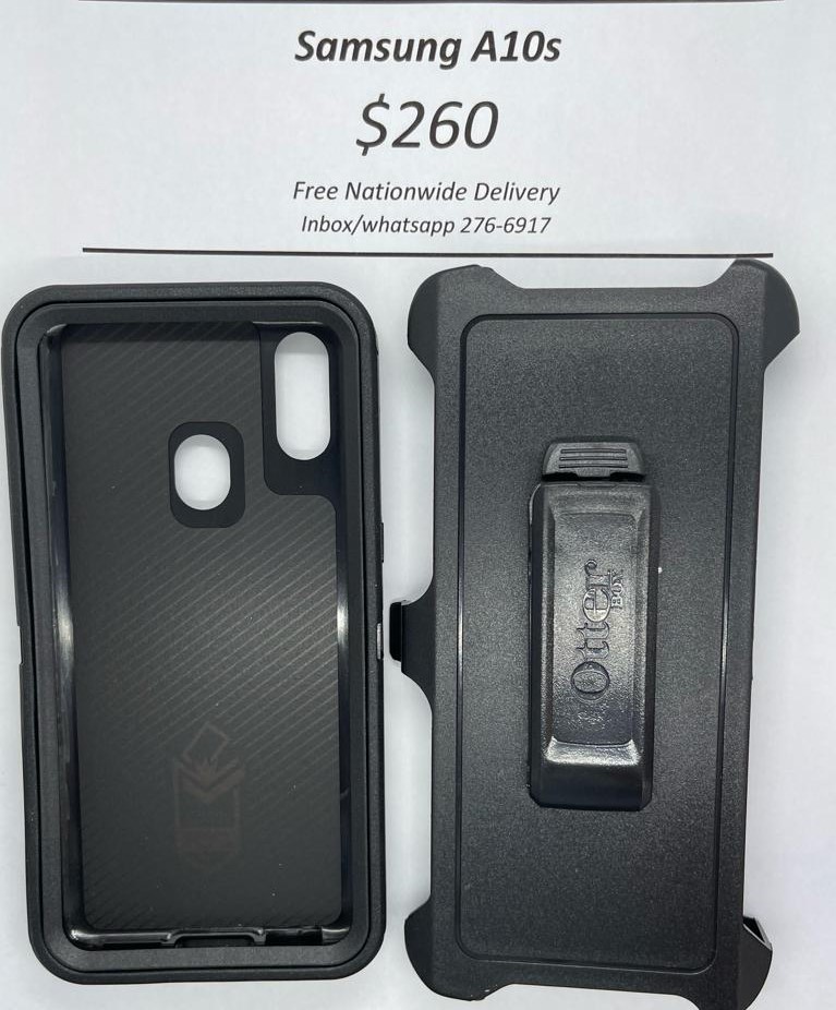 A10s Otterbox-Defender Black