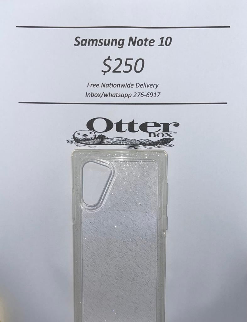 Note 10 Otter Box Symmetry Glitter
