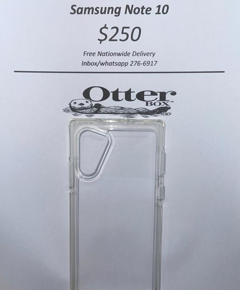 Note 10 Otter Box Symmetry Clear