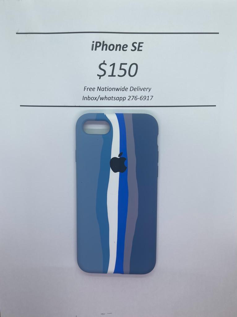 iPhone SE Blue Tone Logo Case