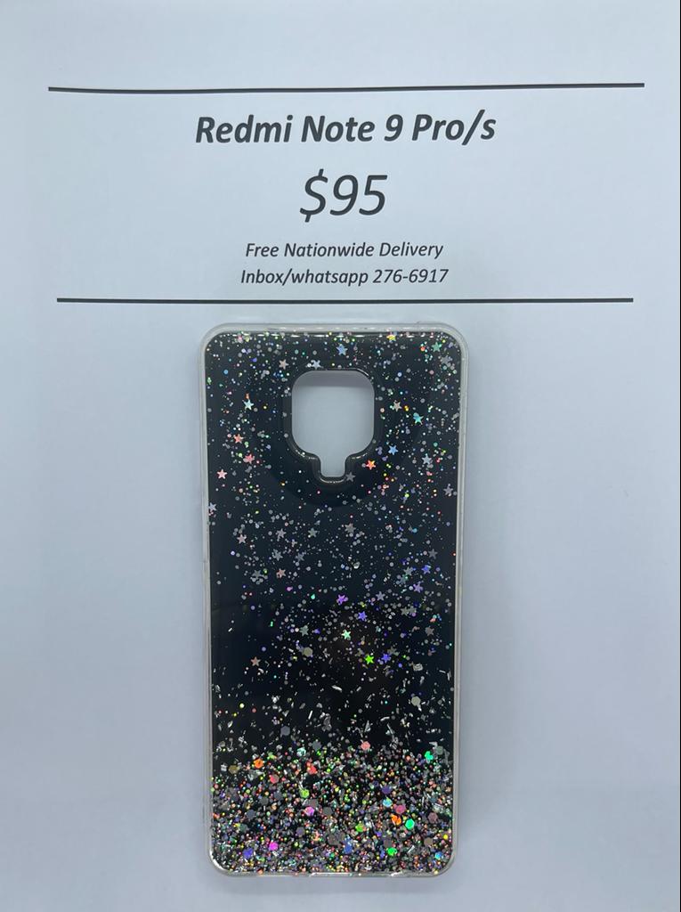 Redmi Note 9 Pro/s Black Glitter