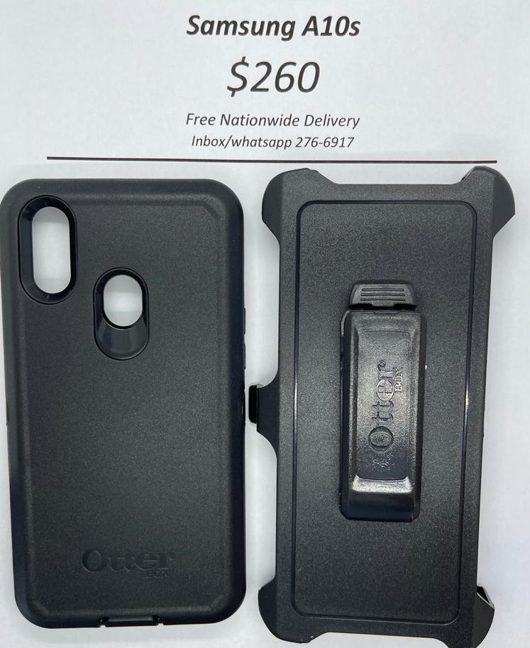 A10s Otterbox-Defender Black