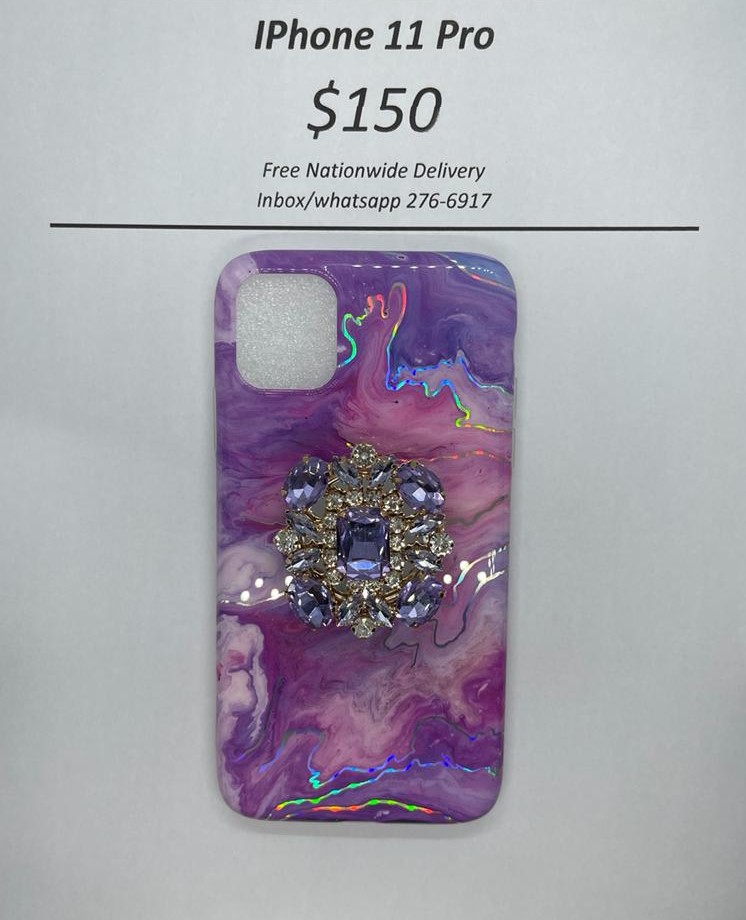 i11 Pro Purple Marble Gem PS