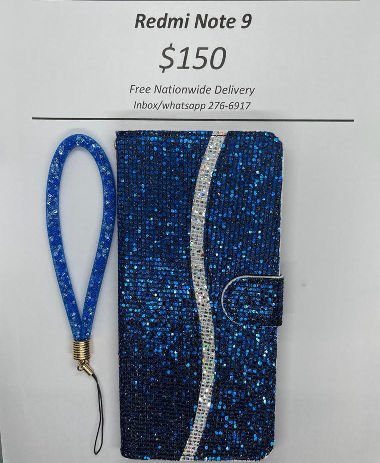 Redmi Note 9 Blue Wallet