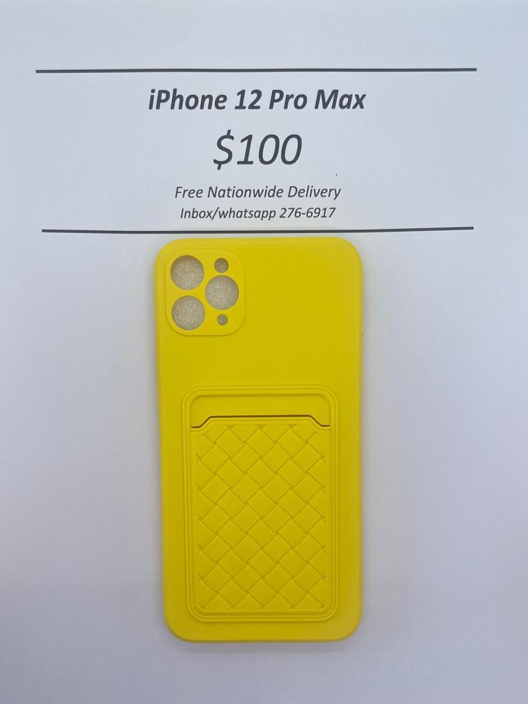 iPhone 12 Pro Max Yellow Card Holder