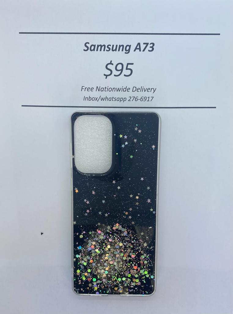 A73 Black Glitter silicone