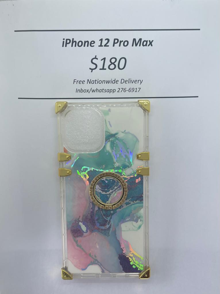 iPhone 12 Pro Max Clear Marble Trunk