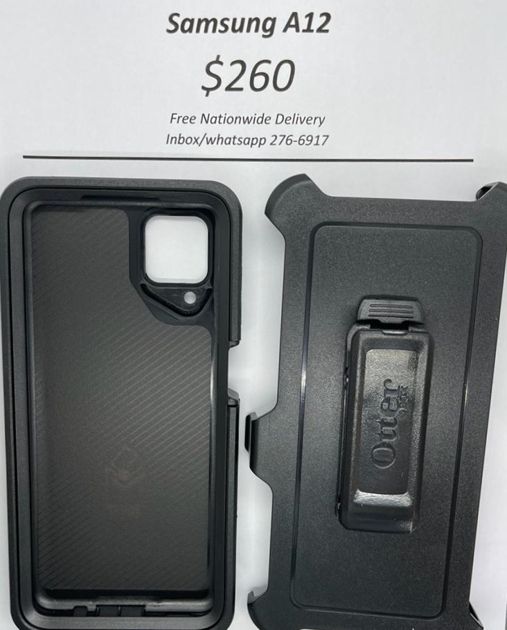 A12 Otterbox-Defender Black
