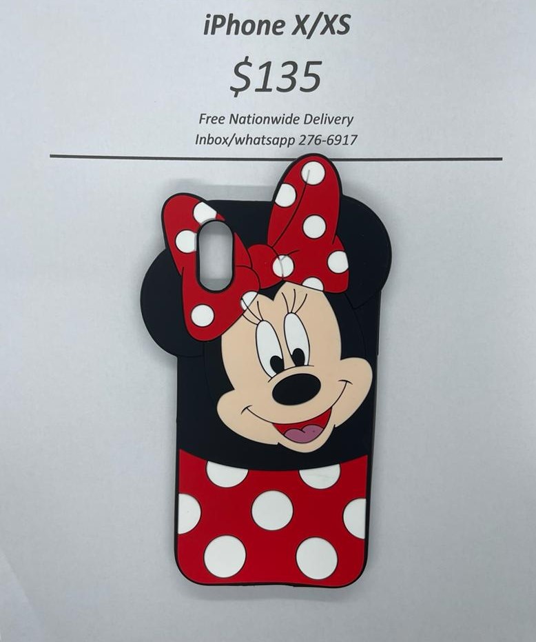 iPhone X/XS Minnie Silicone