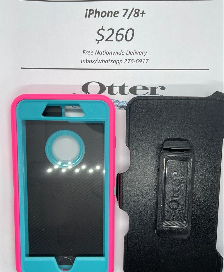 i7/8+ Otterbox-Defender Pink