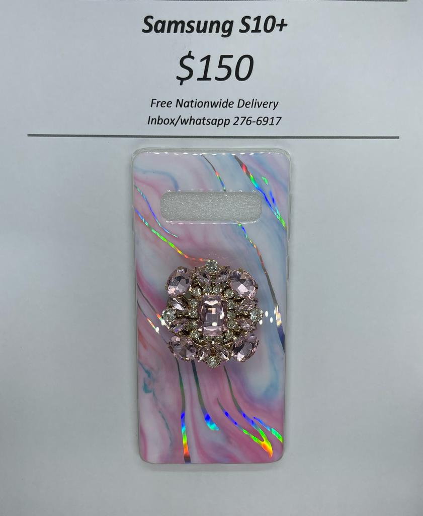 S10+ White Marble Gem