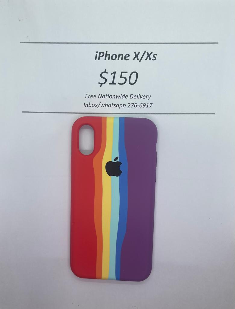 iPhone X/XS Rainbow Tone Logo Case