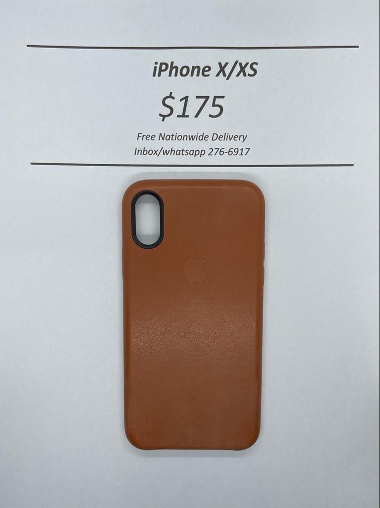 iPhone X/XS Brown Leather
