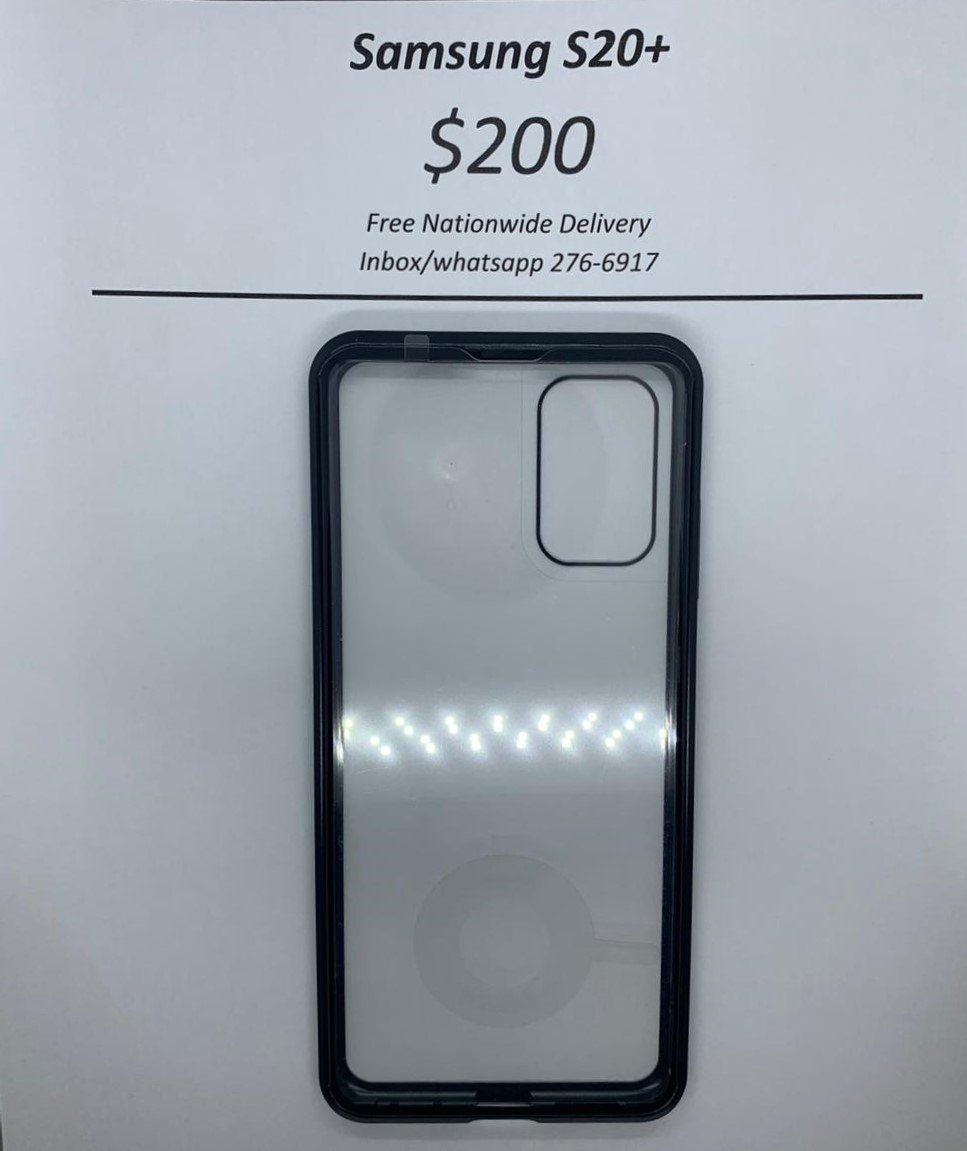 S20+ 360 Temper Glass Case