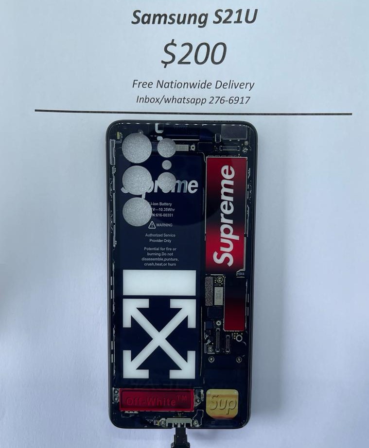 S21 Ultra LED Light up Phone Case