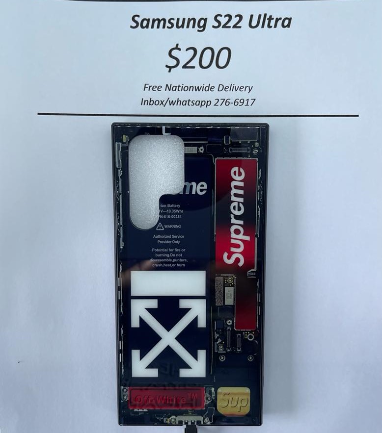 S22 Ultra LED Light up Phone Case