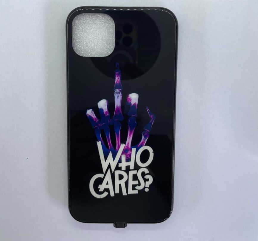 iPhone 14 Plus Who Cares Light up case