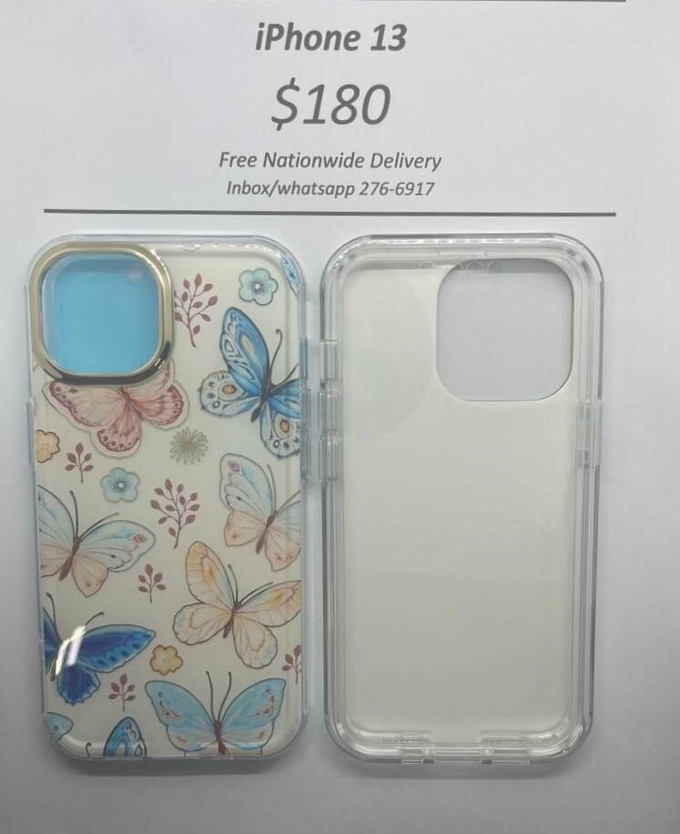 iPhone 13 Butterfly with built in screen protector