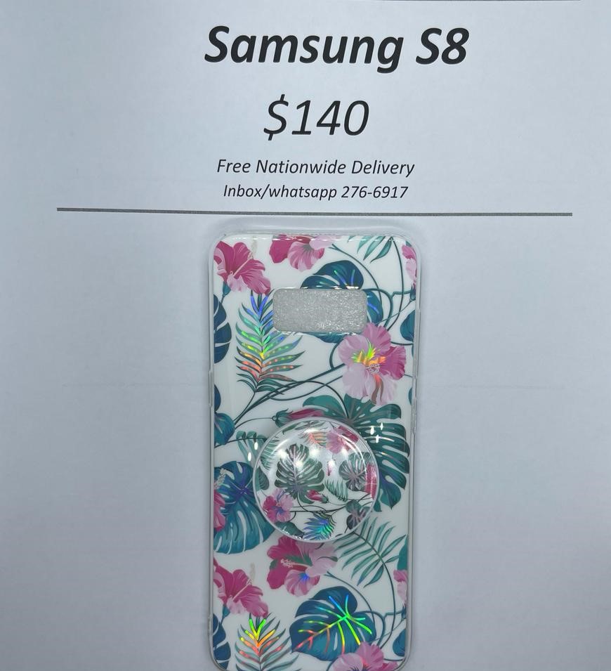 S8 White Floral