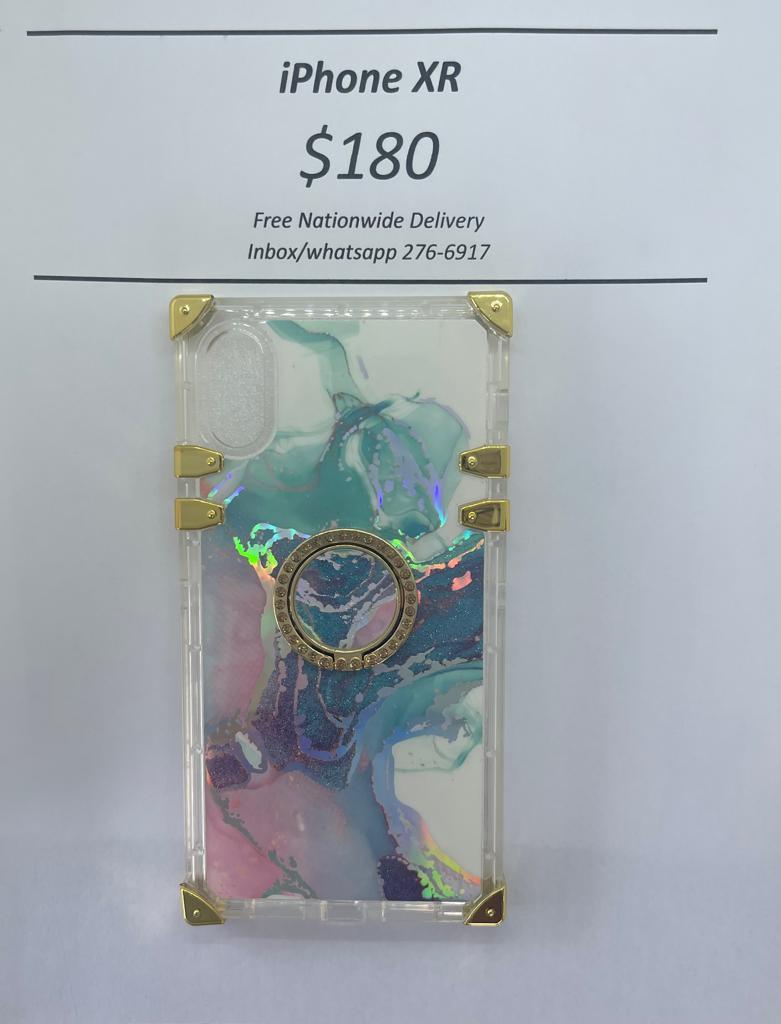 iPhone XR Clear Marble Trunk