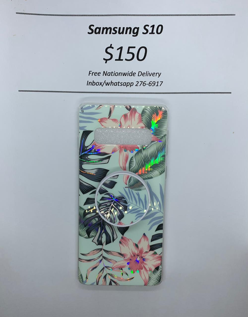 S10 Green Banana Leaf Floral