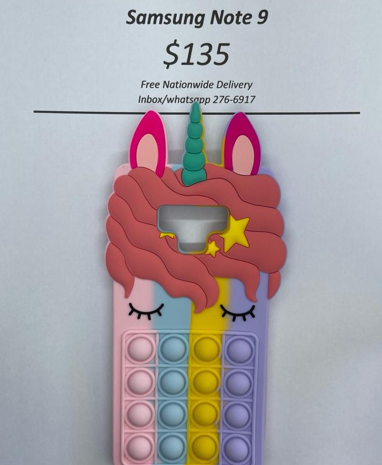 Samsung Note 9 Colourful Unicorn